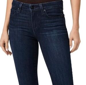 PAIGE Dark Indigo Vwrdugo Ankle Kanika Skinny Jeans Sz 28